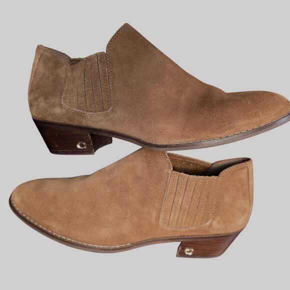 Coach Devin Suede Booties Size 8 / 38.5 - Excellent Condition - Picture 4 of 6